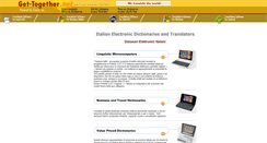 Desktop Screenshot of italian-dizionari.get-together.net