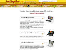 Tablet Screenshot of italian-dizionari.get-together.net